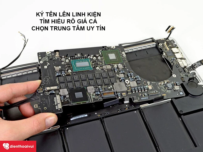 Lưu &yacute; khi thay mainboard Macbook Pro 13 inch 2018