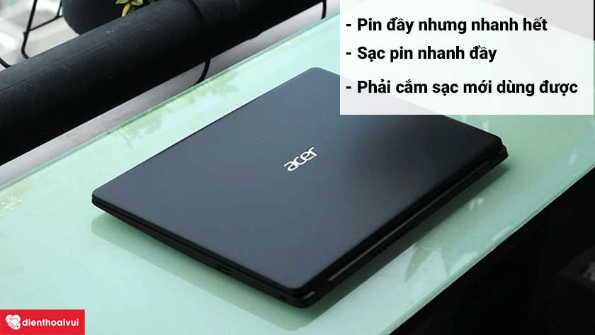 Dấu hiệu cho thấy pin laptop Acer Aspire 3820 bị hỏng v&agrave; cần thay mới