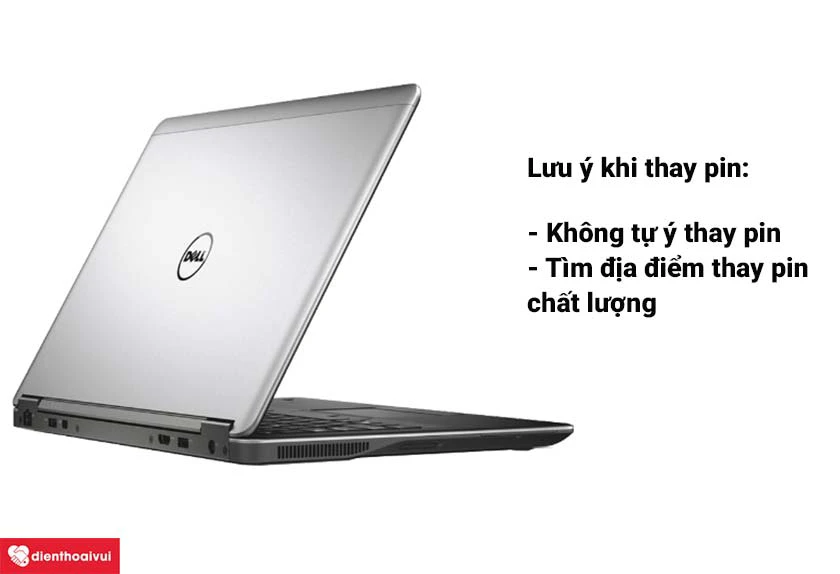 Một số lưu &yacute; khi thay vi&ecirc;n pin mới laptop
