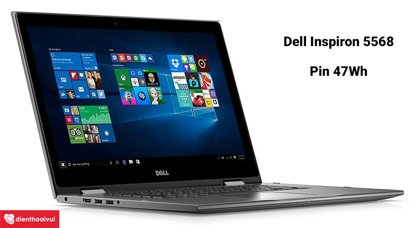 Pin của laptop có dung lượng bao nhiêu?