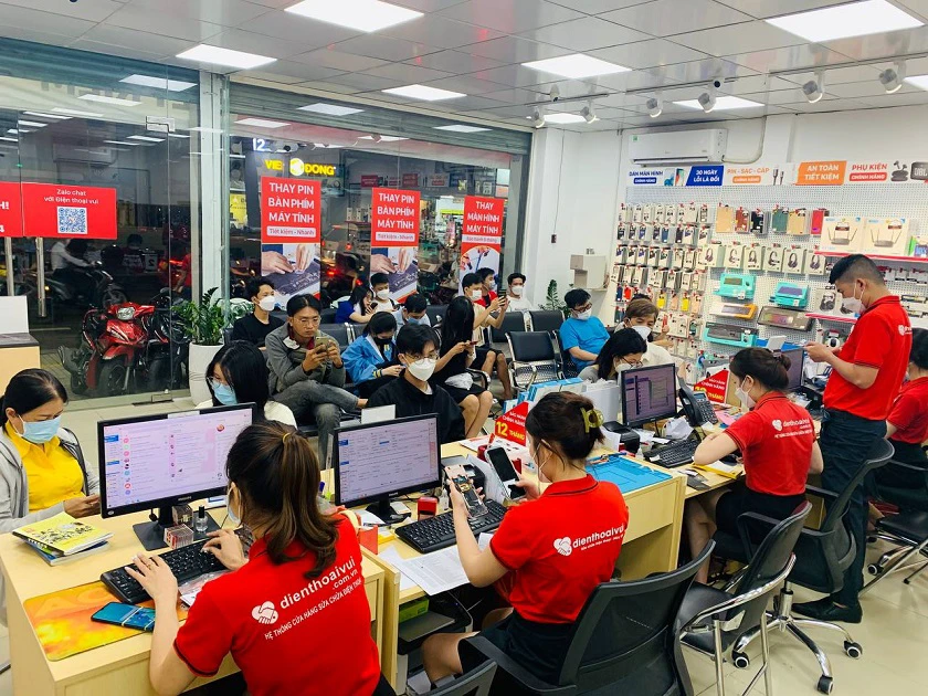 Dịch vụ thay b&agrave;n ph&iacute;m cho Macbook Air M1, gi&aacute; tốt tại Điện Thoại Vui