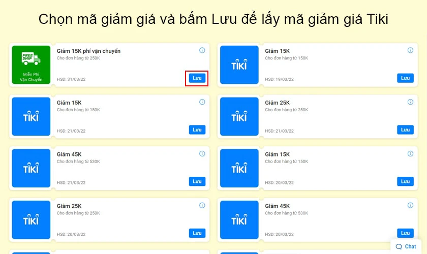 C&aacute;ch tra cứu v&agrave; lấy m&atilde; giảm gi&aacute; tiki trading