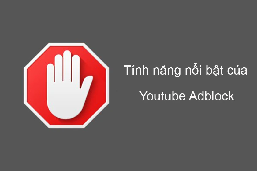 T&iacute;nh năng nổi bật của Youtube Adblock chrome