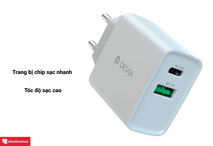 Trang bị cho thiết bị chip sạc nhanh với tốc độ sạc cao