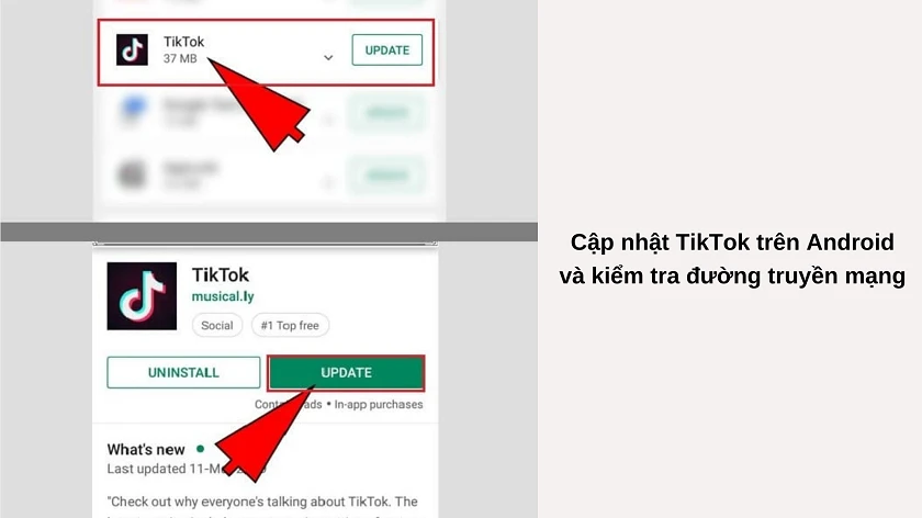 Những l&ocirc;̃i thường gặp tr&ecirc;n TikTok hay v&agrave;o tiktok bị văng ra đi&ecirc;̣n thoại và máy tính