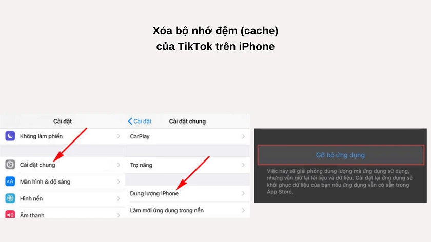 Cách khắc phục l&ocirc;̃i TikTok tr&ecirc;n iPhone / iPad