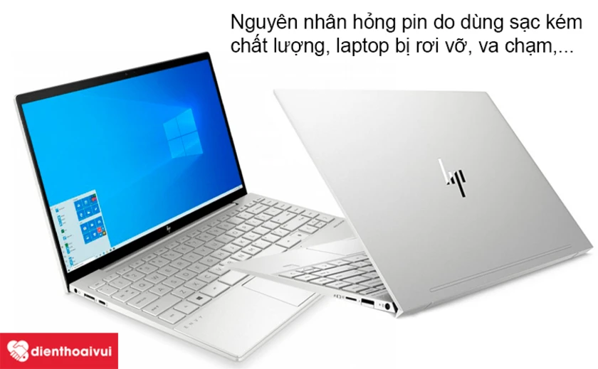 Thay pin laptop HP Envy 13-D ch&iacute;nh h&atilde;ng, gi&aacute; tốt tại H&agrave; Nội, TP.HCM
