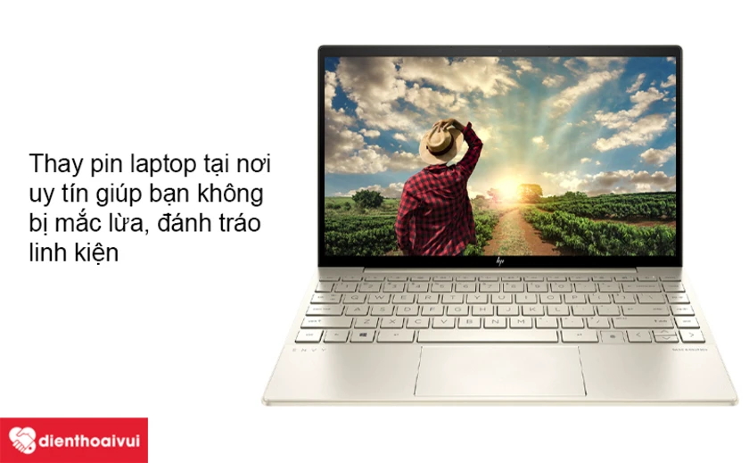 Dấu hiệu pin HP Envy 13-D bị chai v&agrave; cần thay mới / C&aacute;c trường hợp cần thay pin HP Envy 13-D