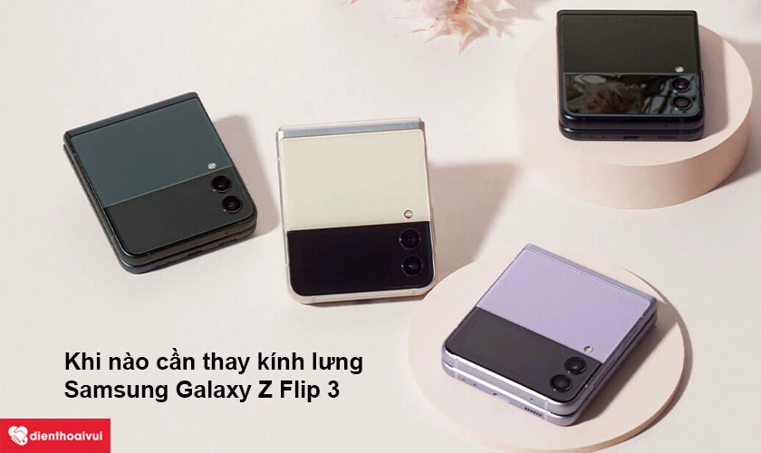 Thay k&iacute;nh lưng Samsung Galaxy Z Flip 3