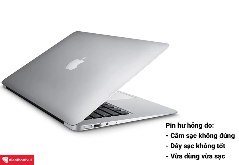 Thay pin ch&iacute;nh h&atilde;ng Pisen Macbook Air 2014 tại H&agrave; Nội v&agrave; TP.HCM