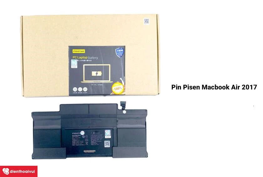 Thay pin ch&iacute;nh h&atilde;ng Pisen Macbook Air 2017 A1466