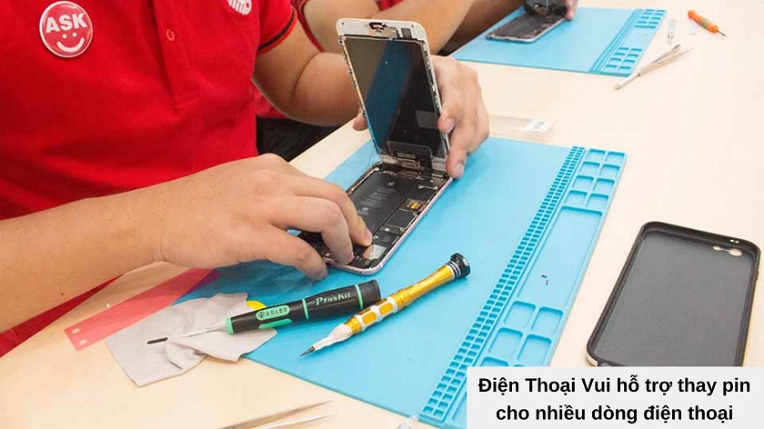 Các dịch vụ tại trung tâm sửa chữa
