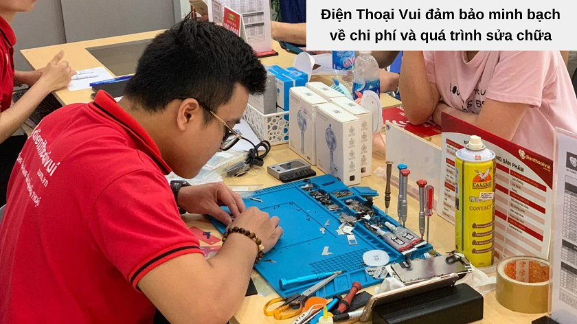 Các dịch vụ tại trung tâm sửa chữa thay pin điện thoại TPHCM