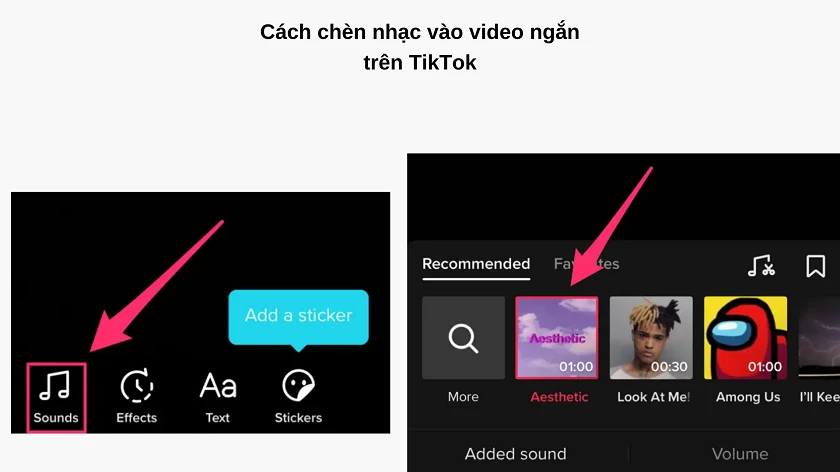 Cách chèn nhạc TikTok hay vào video của bạn