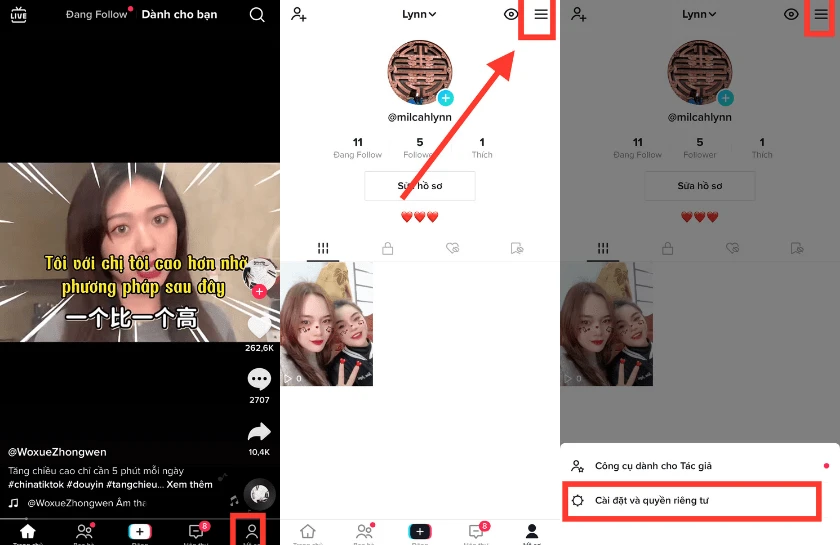 Chi tiết c&aacute;ch gắn link Bio tr&ecirc;n TikTok