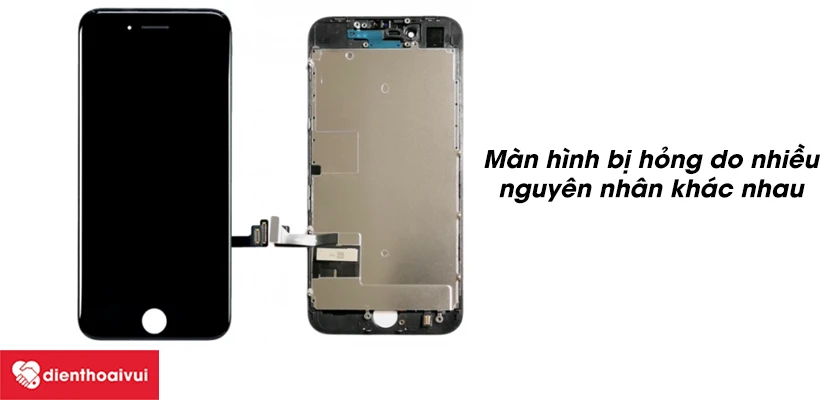 Nguy&ecirc;n nh&acirc;n v&agrave; biểu hiện cần phải thay m&agrave;n h&igrave;nh iPhone 6 Plus