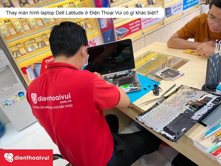 Thay m&agrave;n h&igrave;nh laptop Dell Latitude