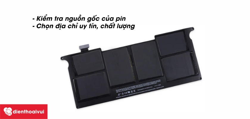 Những lưu &yacute; khi thay pin Pisen Macbook Air 11 inch 2010 - A1370 mới