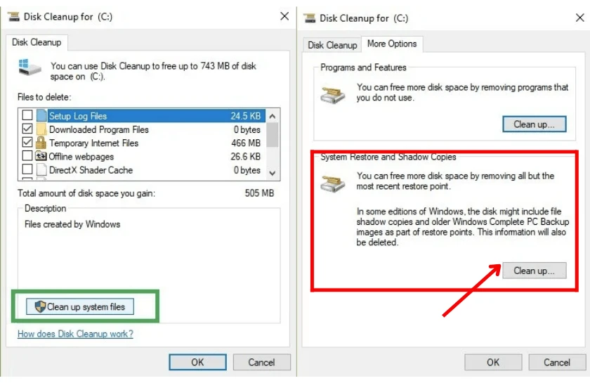 X&oacute;a thư mục Windows.old để khắc phục lỗi winload.exe win 10