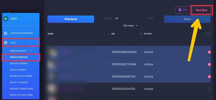 Cách lọc bạn bè không tương tác trên Facebook bằng L.O.C