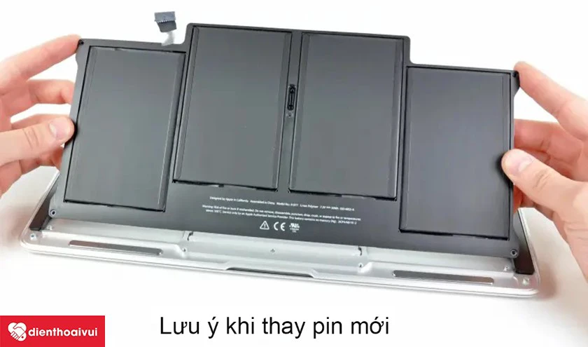 Lưu &yacute; khi thay pin Macbook Air 2011 ch&iacute;nh h&atilde;ng Pisen