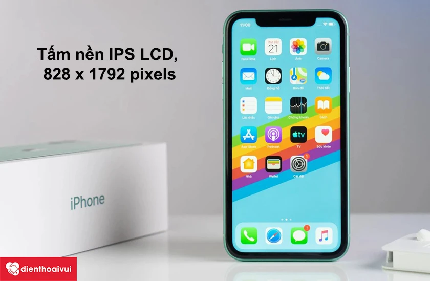 Điểm nhấn của m&agrave;n h&igrave;nh iPhone 11