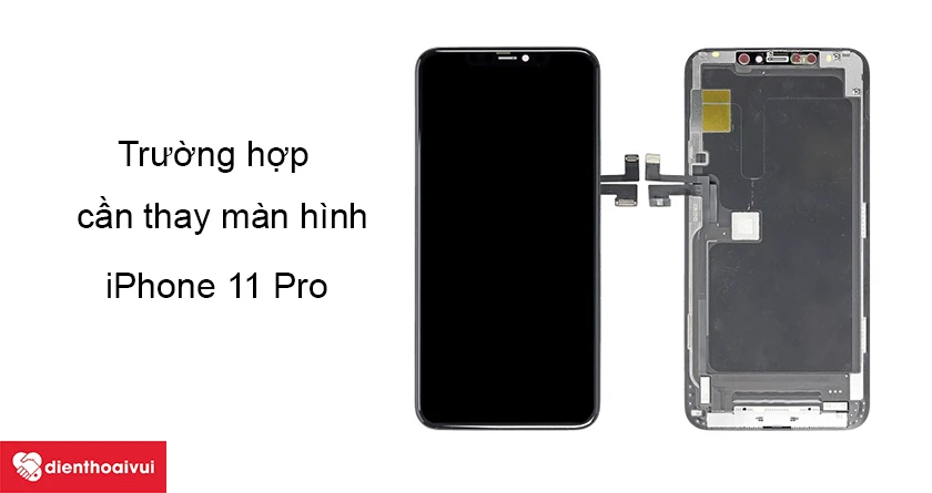 Trường hợp cần thay m&agrave;n h&igrave;nh iPhone mới 