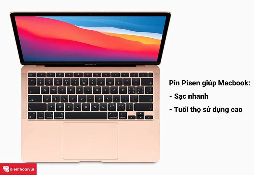 Thay pin ch&iacute;nh h&atilde;ng Pisen MacBook (12-inch, 2016) &ndash; A1534