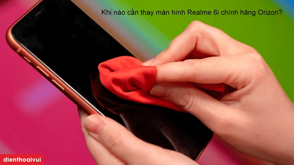 thay m&agrave;n h&igrave;nh Realme 6i ch&iacute;nh h&atilde;ng Orizin