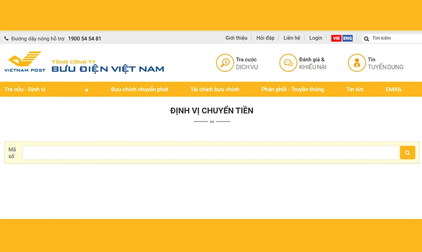 Vietnam Post tra cứu vận đơn