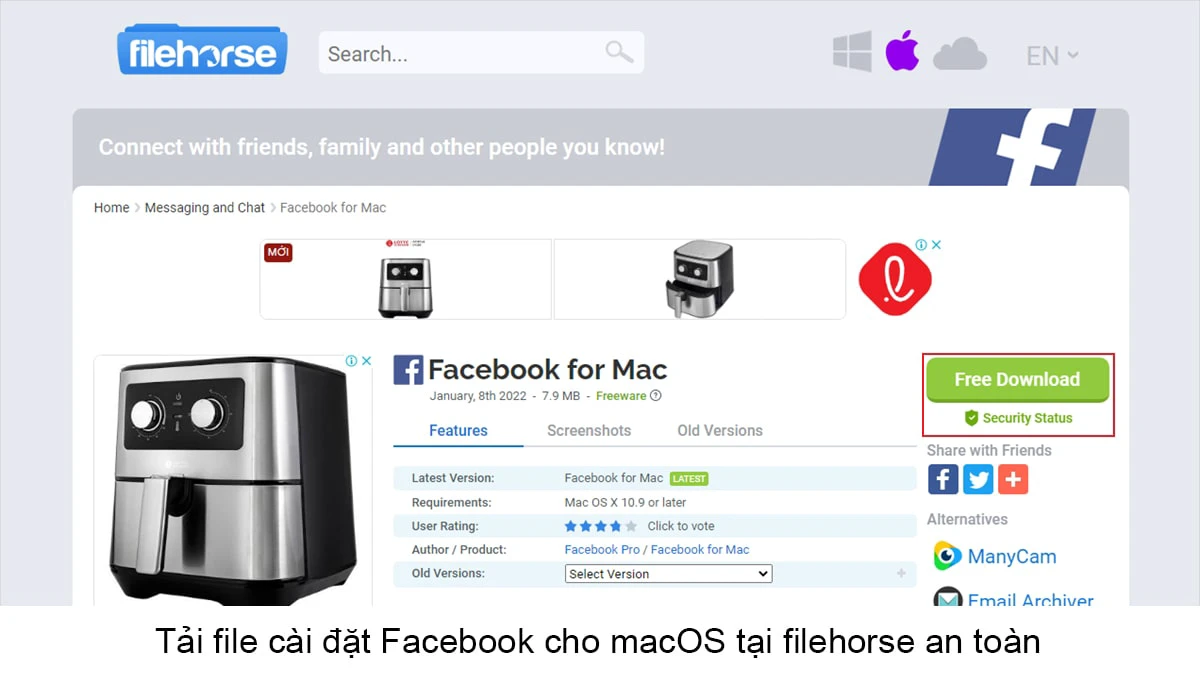 M&aacute;y t&iacute;nh sử dụng hệ điều h&agrave;nh iOS