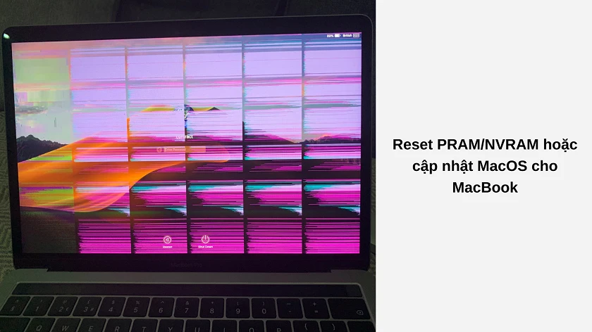 Lỗi màn hình MacBook bị nhấp nháy