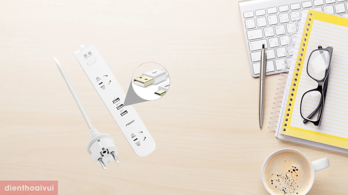 Ổ cắm điện Pisen KY-23-EP
