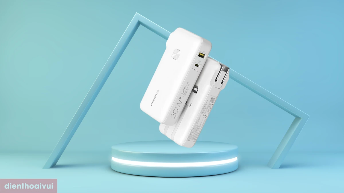 Đánh giá thiết kế Sạc dự phòng PISEN Quick High Power Box 10000mAh 20W