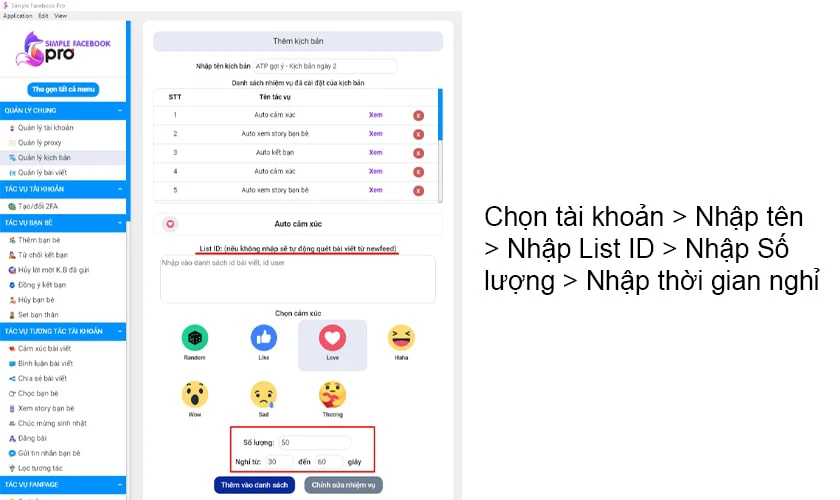 Quản l&yacute; kịch bản