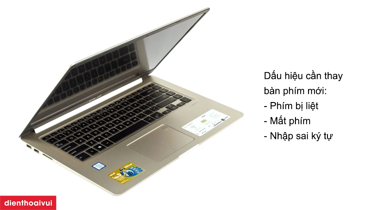 Thay b&agrave;n ph&iacute;m Asus Vivobook S15 S510U