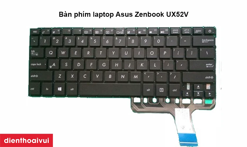 Thay b&agrave;n ph&iacute;m Asus Zenbook UX52V