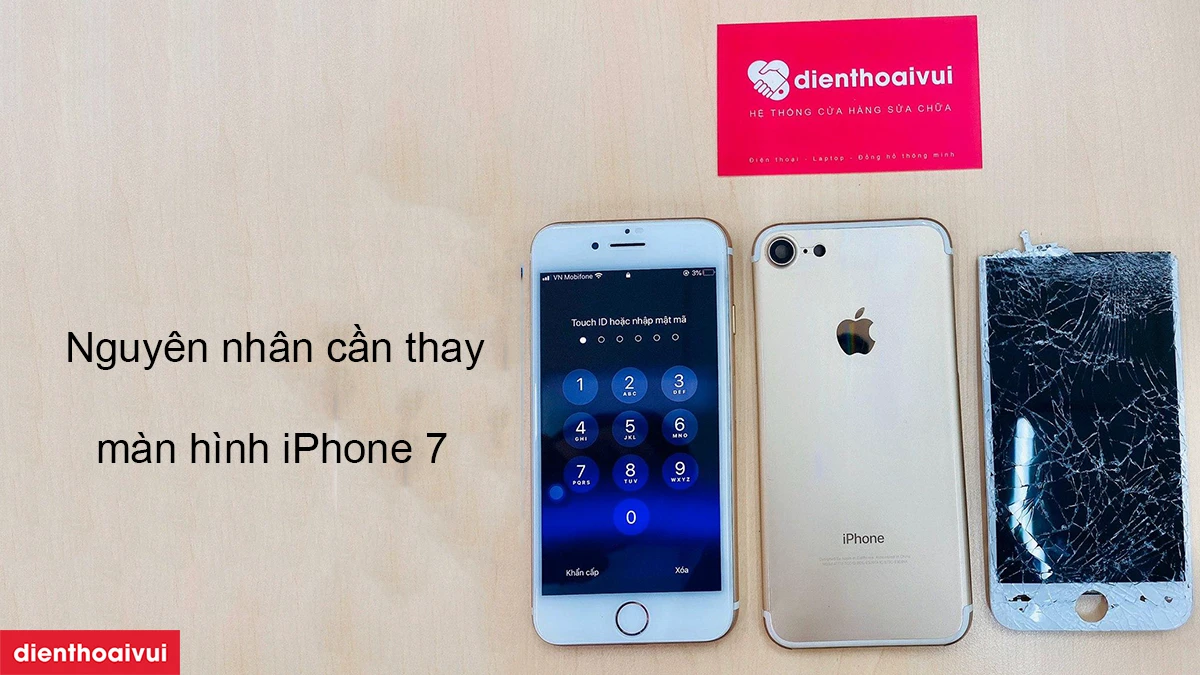 Thay m&agrave;n h&igrave;nh iPhone 7 ch&iacute;nh h&atilde;ng KASR 1