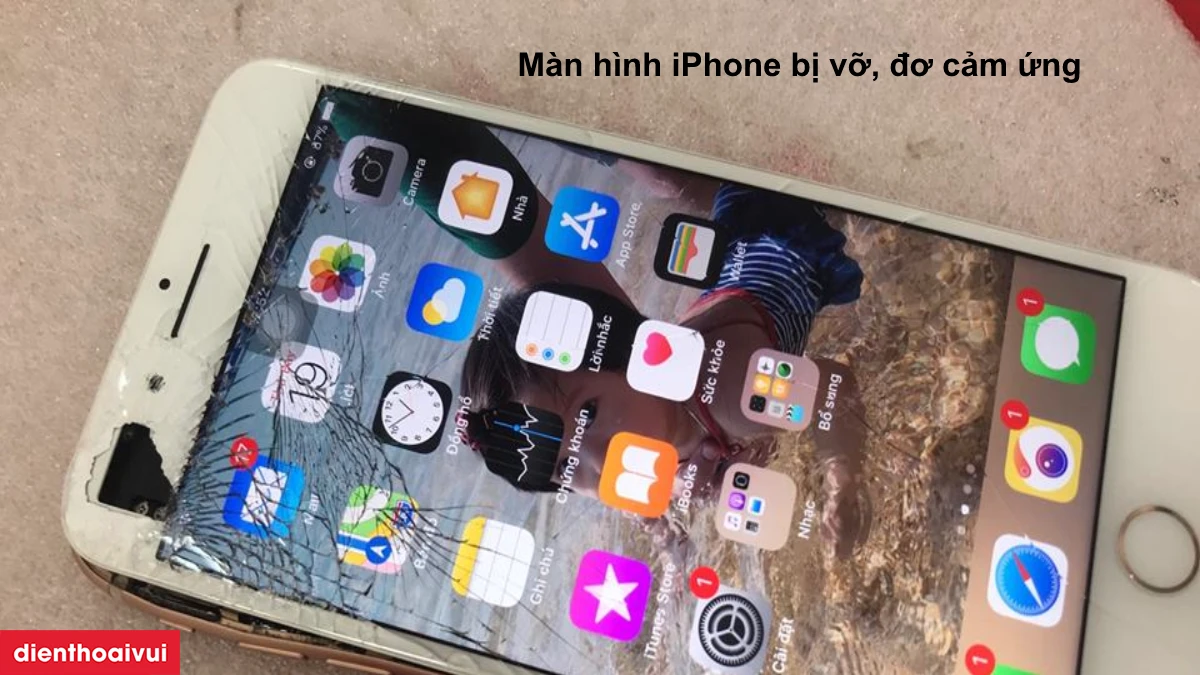 Thay m&agrave;n h&igrave;nh iPhone 8 ch&iacute;nh h&atilde;ng KASR