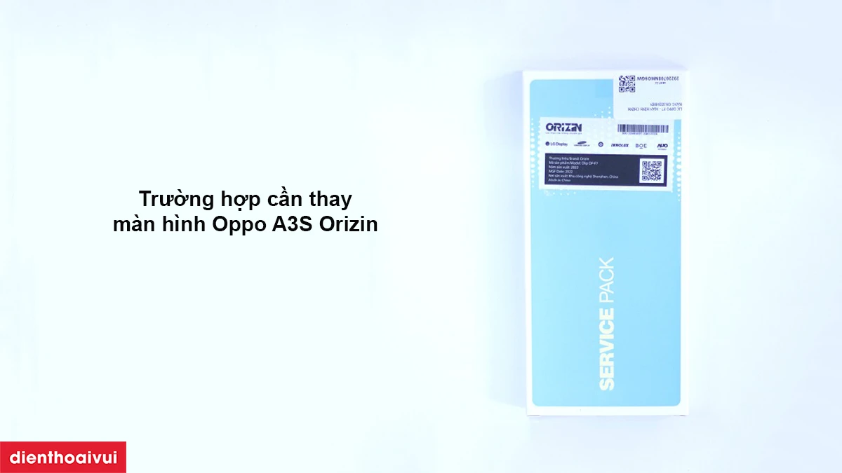 Thay Màn Hình Oppo A3S Orizin
