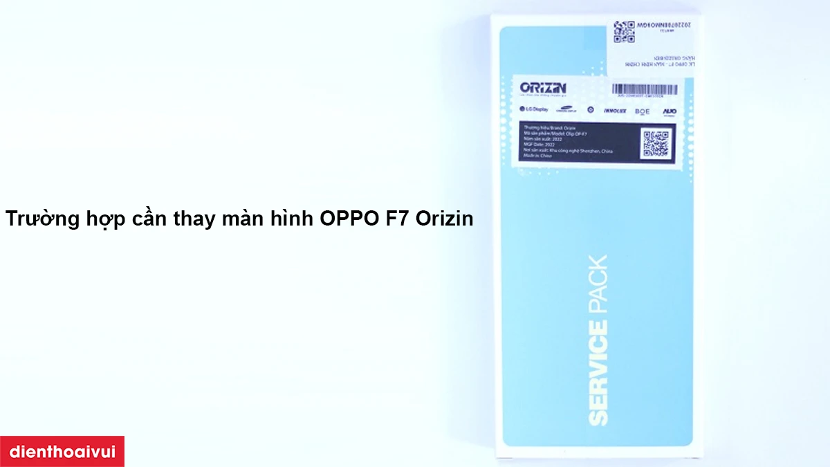 Thay m&agrave;n h&igrave;nh OPPO F7 Orizin