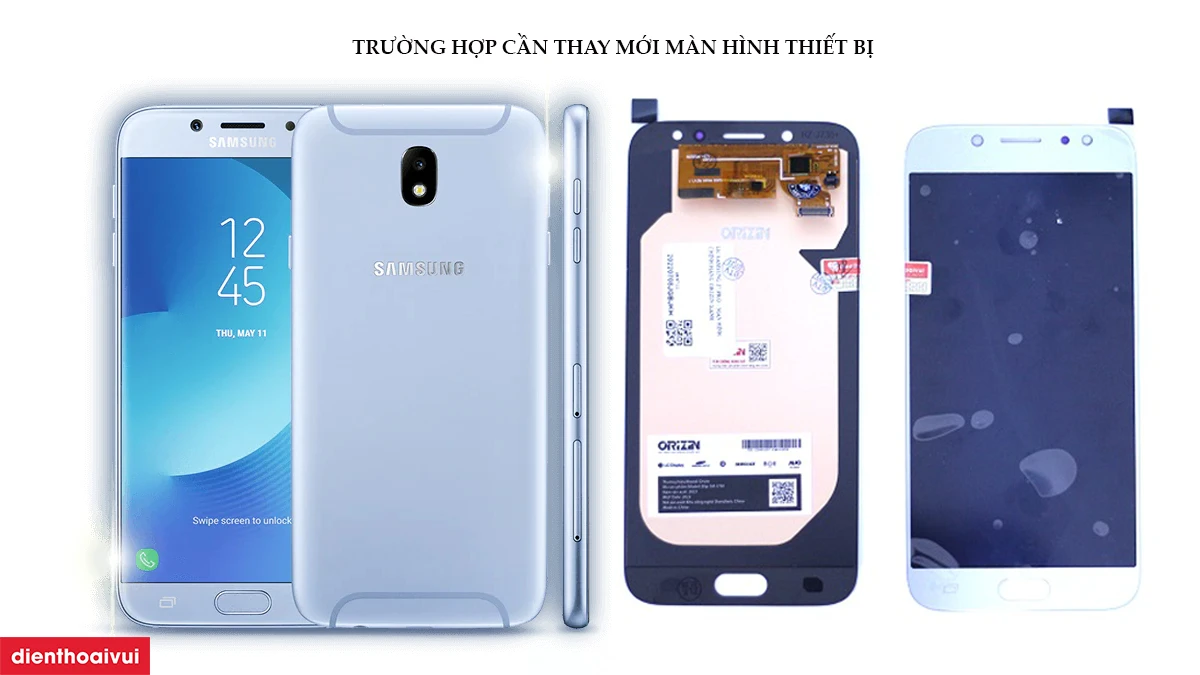 thay m&agrave;n h&igrave;nh Samsung J7 Pro Orizin