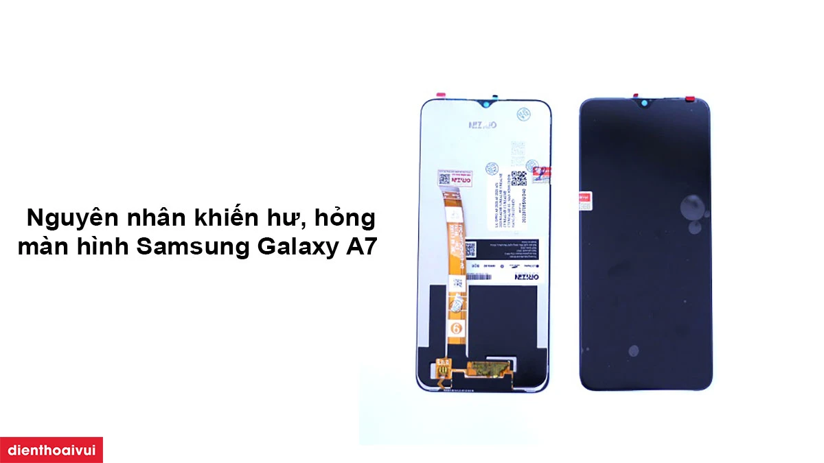 thay m&agrave;n h&igrave;nh Samsung A7 2018 ch&iacute;nh h&atilde;ng Orizin