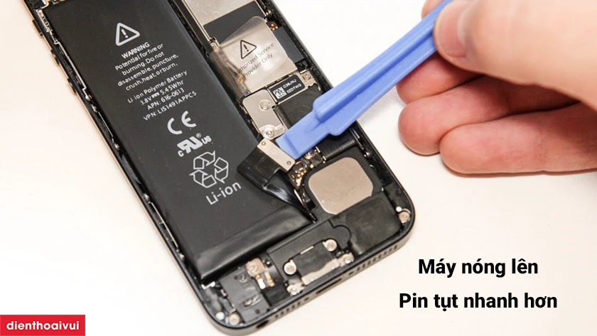 Thay pin iPhone 7 dung lượng cực đại Orizin