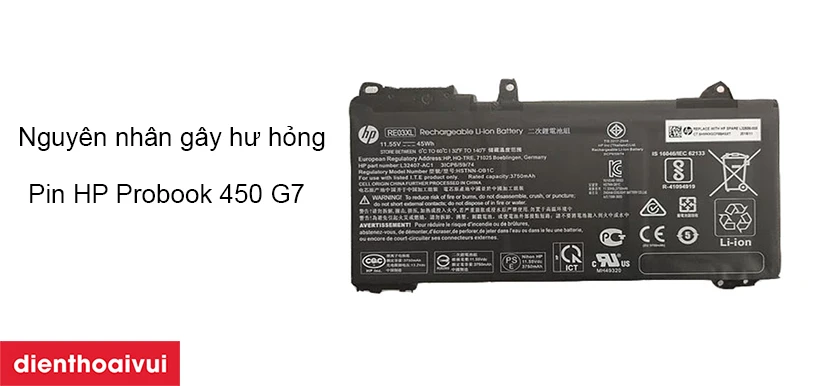 thay pin laptop HP Probook 450 G7