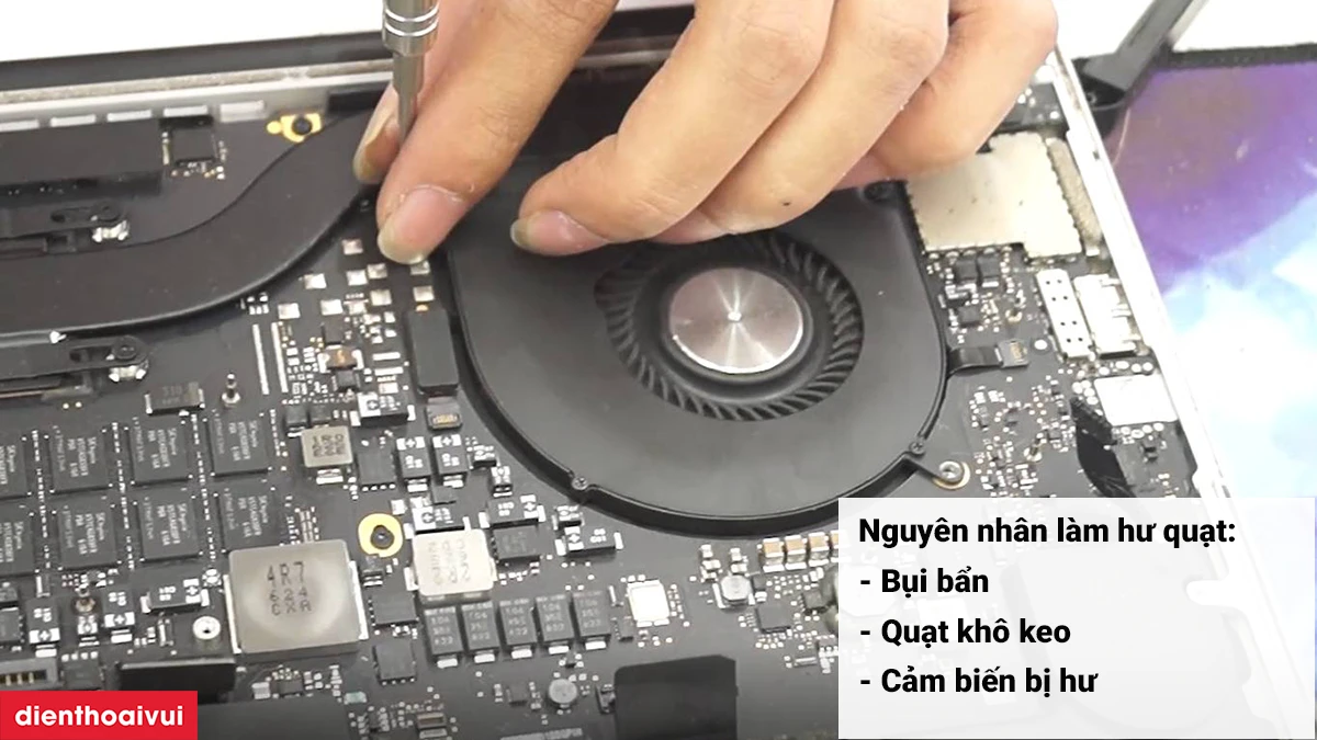 Thay quạt laptop ASUS VivoBook S15 510