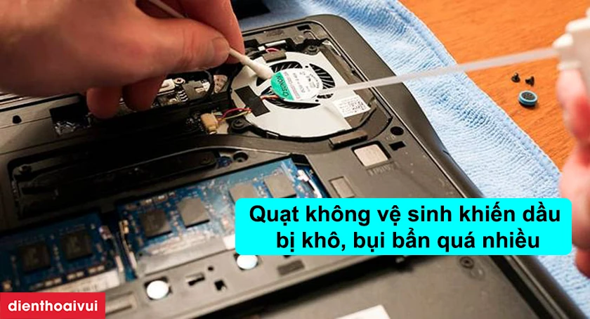 Thay quạt laptop HP Elitebook 8530W