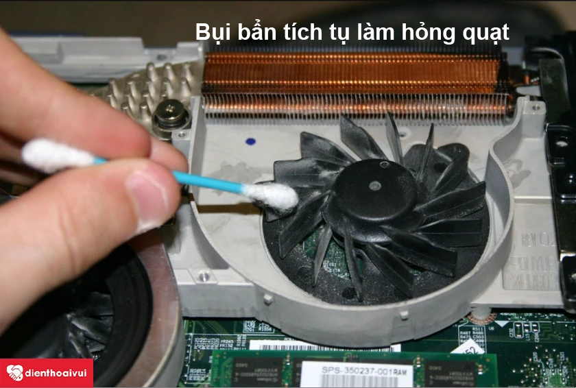 Thay quạt HP Elitebook 8740W