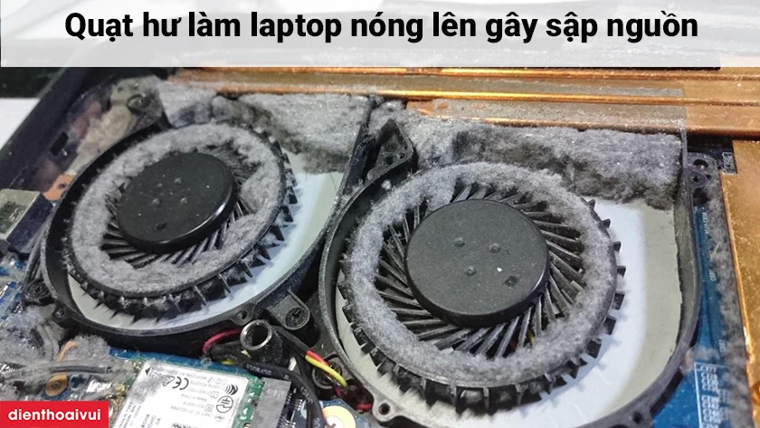 Thay quạt HP Elitebook 8530P