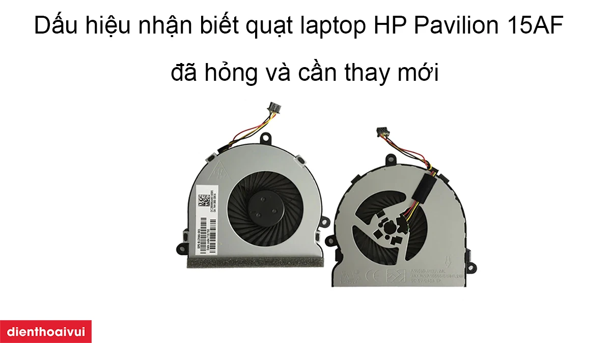 Thay quạt laptop HP Pavilion 15AF